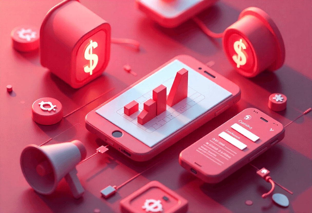 Paid Marketing service illustration